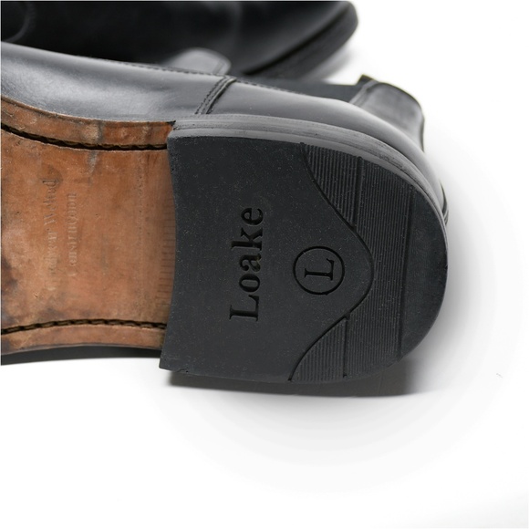 LOAKE Hutchinson in Black Leather UK 7 Leather-Soled Chelsea Boots - Picture 11 of 16